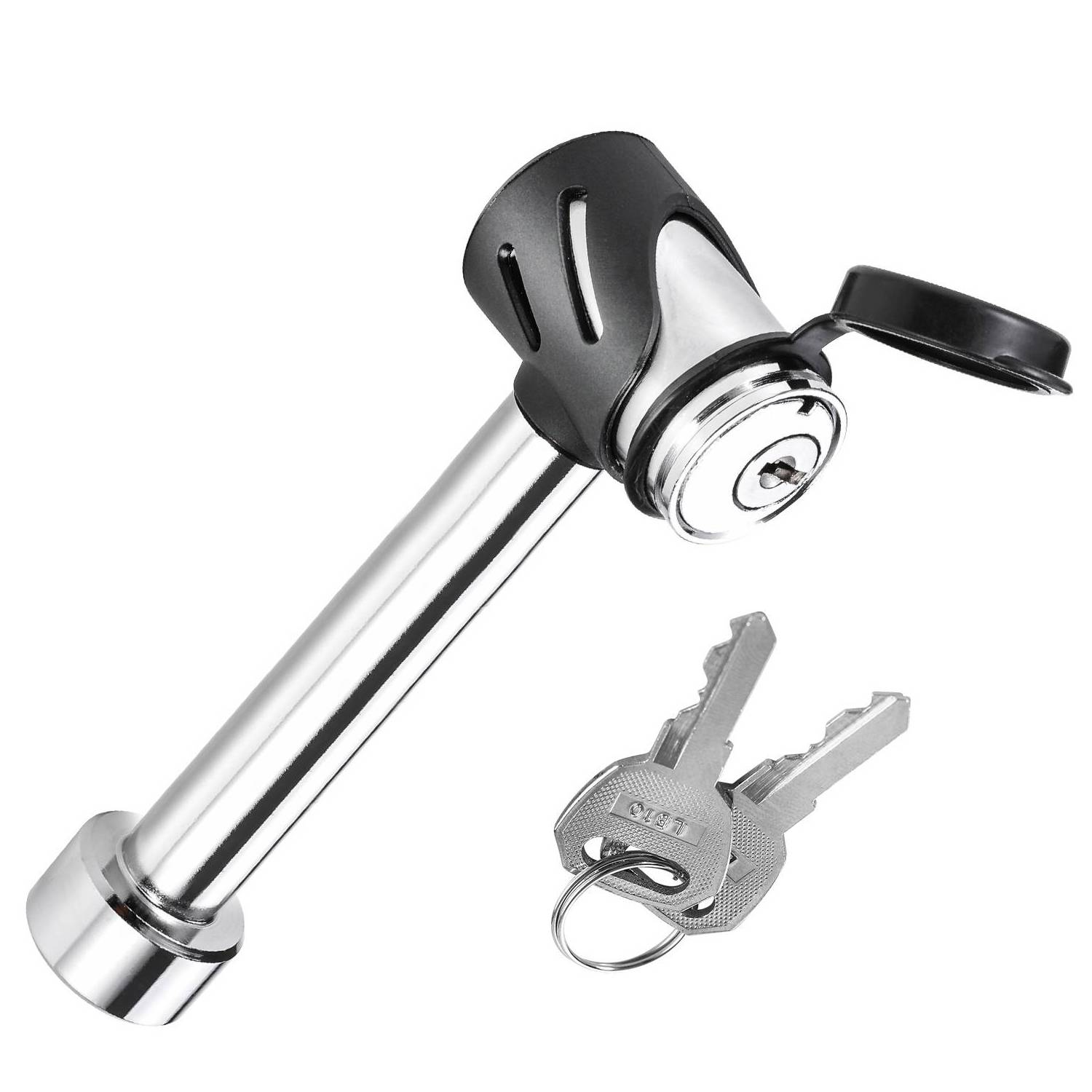 11101 5/8 Inch Swivel Head Chrome Trailer Hitch Receiver Pin Lock Featured Image