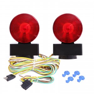 101506 Trailer Light Magnetic Towing Light Kit With 55 Pounds Magnet