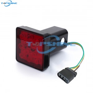 101005A LED Trailer Hitch Cover Brake Light Fit 2″ Receiver