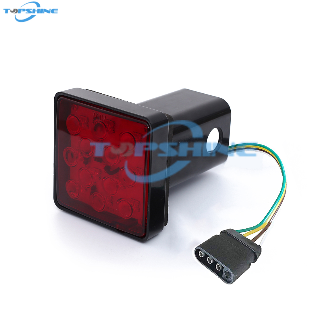101005A LED Trailer Hitch Cover Brake Light Fit 2″ Receiver Featured Image