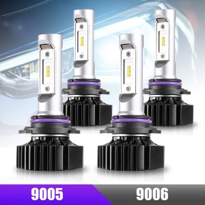 101217 White LED Headlight Bulbs 9005 9006 Combo Led Headlight Kit