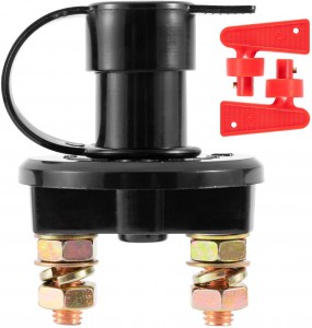 102068U Battery Isolator Switch 12V/24V Rotary Brass Terminal for Car Truck
