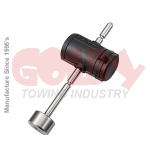 11402 1/4 Inch Adjustable Swivel Lock Head Stainless Steel Trailer Coupler Lock