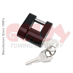 OEM Manufacturer Car Coupler Lock - 11410 1/4 Inch Black Trailer Hitch Coupler Lock – Goldy