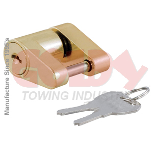 11411 1/4 Inch Brass Plating Trailer Hitch Coupler Lock Pin