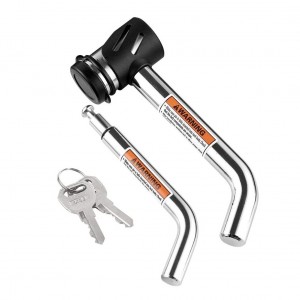 11104 5/8 Inch Sudut Kanan Trailer Gantungan Receiver Kunci Putar Kanthi 1/2″ Pin