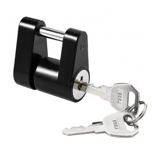 11410 1/4-palčna črna ključavnica spojke za kljuko prikolice