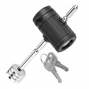 11401 1/4 Inch Adjustable Swivel Lock Head Trailer Tongue Coupler Lock