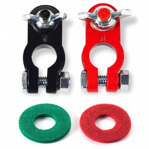 10326 အမြန်ထုတ်လွှတ်သည့် ဘက်ထရီ Terminals Color Coded Clamps Connectors