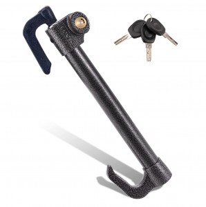 10341 Lock tal-brejk tal-isteering wheel kontra s-serq Double Hook Karozza Klaċċ Pedal Lock