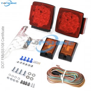 101001E 12V DOT Submersible Trailer tail Light Kit