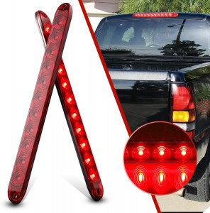 101227 16 Inch 11 LED Trailer Light Bar Strip 12V Achterlicht Bar Waterdicht Rood Bar Licht