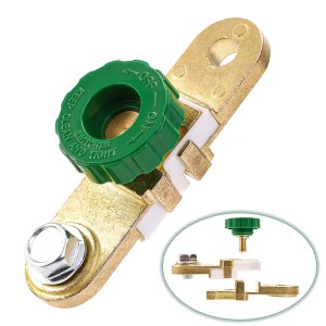102073 Battery Quick Disconnect Switch Side Post Battery Shut/Cut Off Switch Side Terminal Battery Switch Isolator