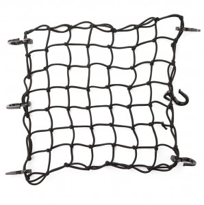 102013A 15″x15″ Zwart Latex Bungee Cargo Net Gear Helm Bagagenet