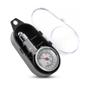 102024 Small Single Chuck Tire Pressure Gauge Wheel Air Gage Pressure Tester