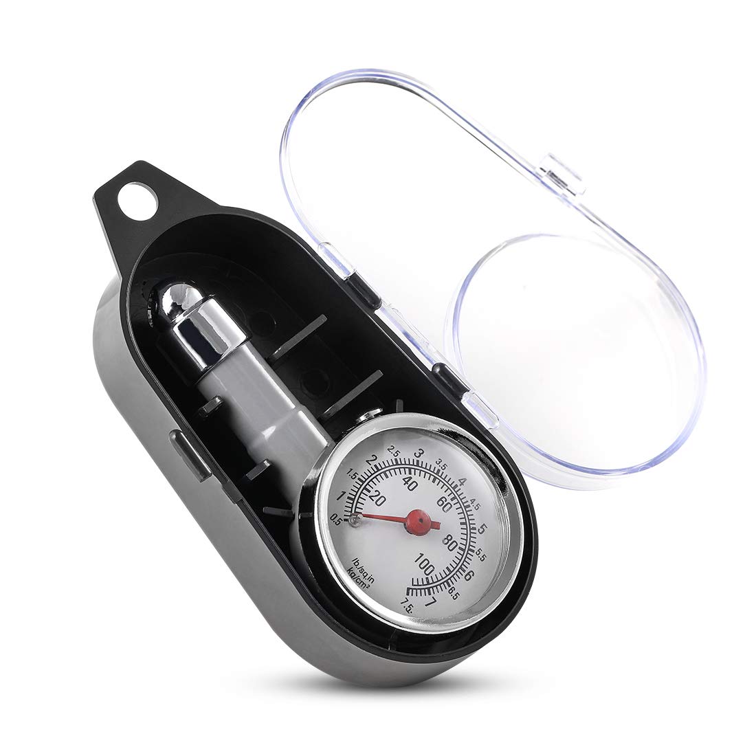 102024 Small Single Chuck Tire Pressure Gauge Wheel Air Gage Pressure Tester Featured Image