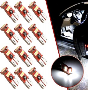 101229 194 LED Bulb 168 2825 W5W T10 Wedge Led Light bulb License Plate Light lamp