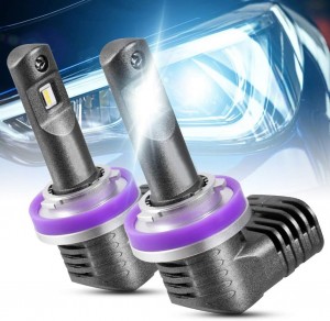 101220 H11 H9 H8 LED Headlight Bulbs Bright White Headlight Bulbs