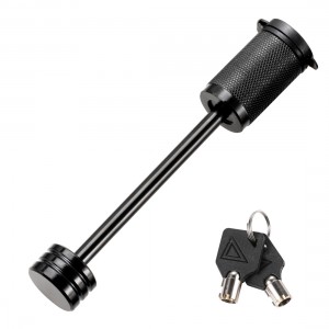 11408 1/4 inch Đen Rơ moóc Chốt Kiểu Tow Hitch Coupler Lock