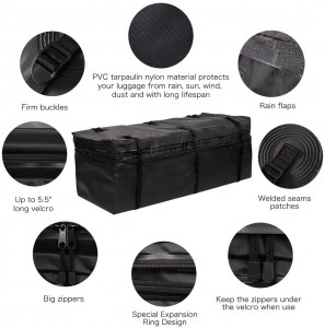 102003B Waterproof Durable Mos Hitch Cargo Carrier Bag Cargo Traveling Bag