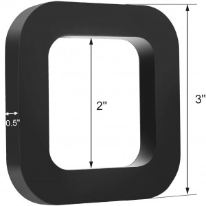 ချိန်ညှိနိုင်သော Ball Mounts များအတွက် 102082 2 လက်မ Hitch Receiver Silencer Pad