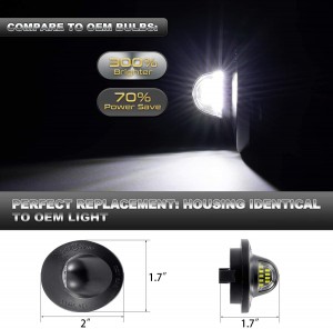 101510 Super Bright LED Lizenz Plack Light Tag Light Lamp