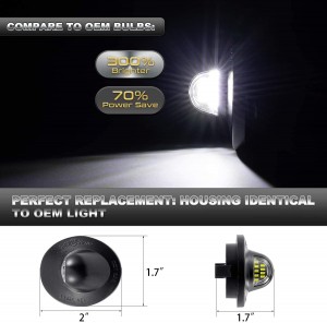 101510 Super Bright LED ស្លាកលេខ អំពូលភ្លើង ស្លាកលេខ