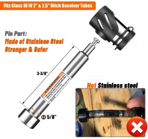 Reasonable price 5/8″ Steel Trailer Coupler Pin Lock with 2 Keys (YH9005)