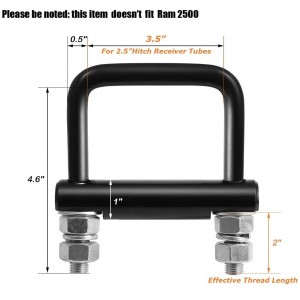 Praghas íseal le haghaidh Páirteanna Leantóir tSín 4X4 Towing Planet Hitch Tightener