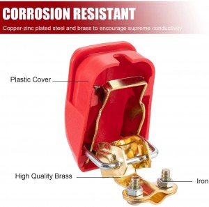 102069 Quick Release Battery Terminals Clamps Connectors 12V For Auto