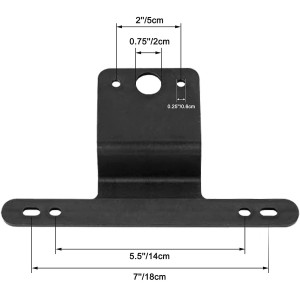 7006 Plastic Plate Bracket for Trailers Trucks Holder Plate Bracket Light