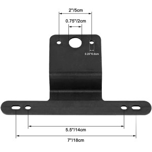 7006 Plastic License Plate Bracket for Trailers Trucks Light Bracket Plate Holder