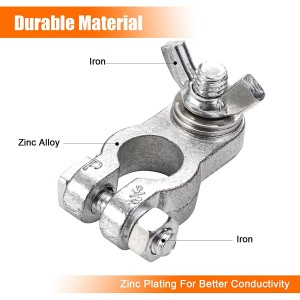 Ixabiso elifanelekileyo China 12V Top Post Coated Battery Terminals