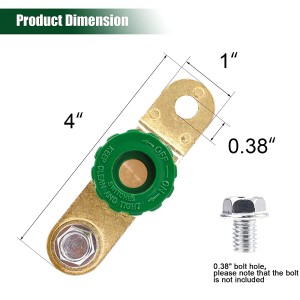 102073 Baterai Cepat Putuskan Saklar Side Post Baterai Mati/Cut Off Switch Sisi Terminal Saklar Baterai Isolator