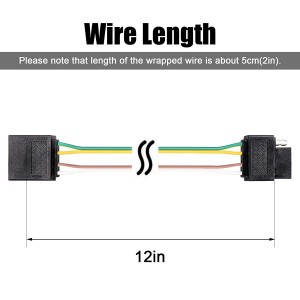 High reputation China 24V N Type 7 Pole Moulded Plug Trailer Cable Wire