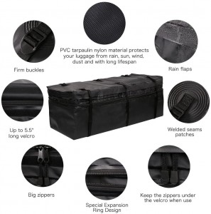 102003A Waterproof Expandable Hitch Cargo Carrier Bag