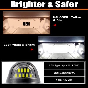 101510 Super Bright LED License Plate Light Tag Light Lamp