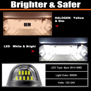 101510 Super Bright LED ស្លាកលេខ អំពូលភ្លើង ស្លាកលេខ