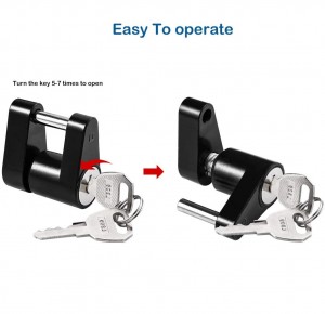 Factory made hot-sale China Auto accessory Trailer Coupler Lock (OKL5033-001)