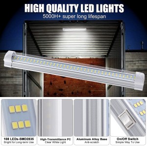 10307 Led gaismas sloksne 12V/24V 13″ LED gaismas stieņa LED iekšējais apgaismojums kravas automašīnai