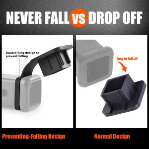 Wholesale ODM Automobile Rear Bar Refitting Accessories Trailer Hook Cover Arm 2 * 2-1/2 Connector Trailer Ball Head Cover Trailer Cover
