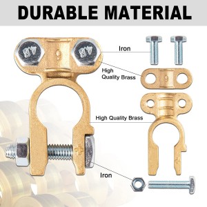 10324 Battery Terminals Connectors Clamps Brass Top Post Battery Terminal Protector