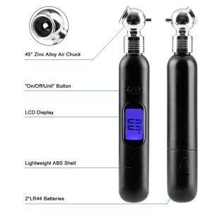 10349 100 PSI 4 Ranges Mini Pressure Checker Digital Tyre Pressure Gauge