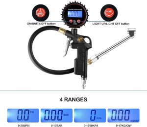 China Manufacturer for China Dial Type Air Pressure Tire Gauge