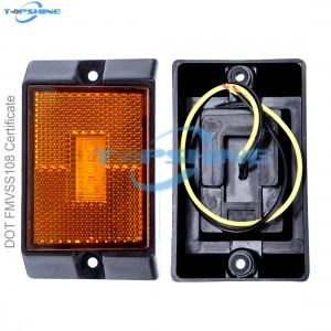 101021 LED يۈك ماشىنىسىنىڭ يان تەرىپىدىكى چىراغ يورۇتۇش چىرىغى يۈك ماشىنىسىنىڭ رېلىسلىق نۇرغا ئورنىتىلغان