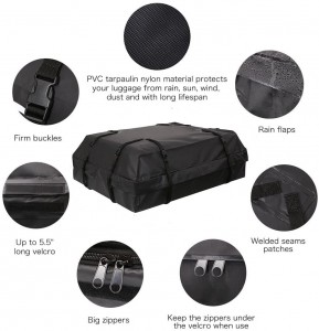 102002 Car Roof Cargo Carrier Bag Rooftop Storage Bag