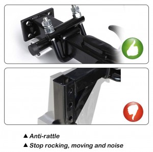 102055 Cross Clamp Anti-Rattle Stabilizer Hitch Tightener Para sa 2-1/2 Inch Hitches