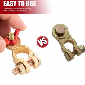 102065 Izitshixo zeBattery 12V/24V Iziqhagamshelo zeBrass Clamp