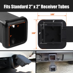 Wholesale ODM Automobile Rear Bar Refitting Accessories Trailer Hook Cover Arm 2 * 2-1/2 Connector Trailer Ball Head Cover Trailer Cover