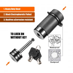 โรงงานจัดหาโดยตรง China Universal Trailer Coupler Lock เหมาะกับ 1 7/8″, 2″ และ 2-5 / 16″ Balls Trailer Hitch (YH9009)